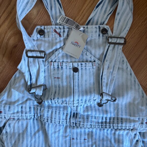NWT Faherty Linen Mechanic Overall - Picture 4 of 8